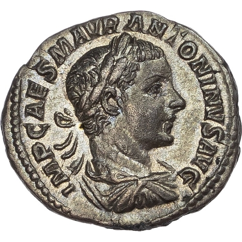 357 - Elagabalus (AD 218-222) AR Denarius, Rome, AD 219, 2.71g.