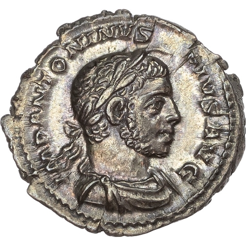 359 - Elagabalus (AD 218-222) AR Denarius, Rome, AD 221, 2.92g.