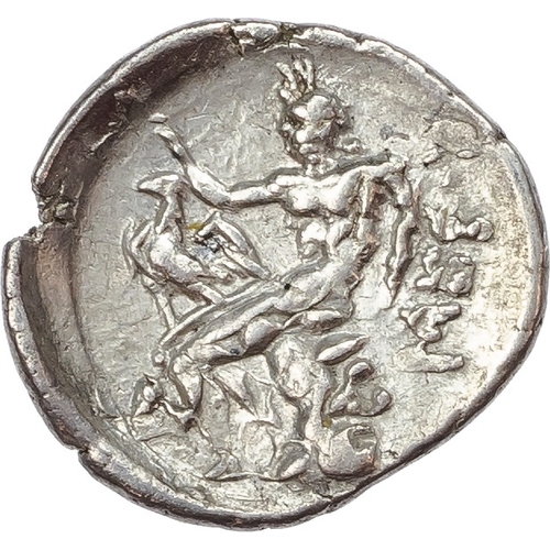 47 - Arkadia, Megalopolis (c. 80-50 BC) AR Triobol.