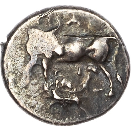 52 - Mysia, Parion (4th Century BC) AR Hemidrachm, 2.37g.