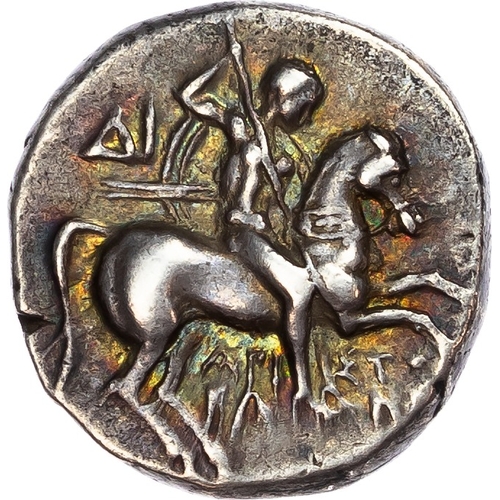 6 - Calabria, Tarentum (c. 320-300 BC) AR Nomos, 6.28g.