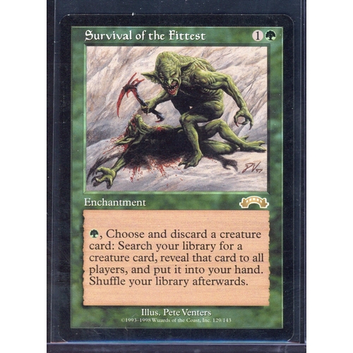 102 - Magic The Gathering - Survival of the Fittest - Exodus - Light Play