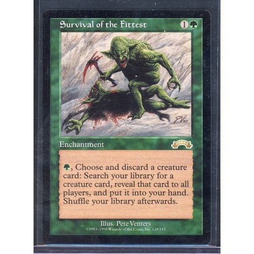 103 - Magic The Gathering - Survival of the Fittest - Exodus - Light Play