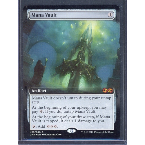115 - Magic the Gathering - Mana Vault Extended Art Foil - Ultimate Masters - Near Mint
