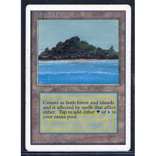 30 - Magic The Gathering -Tropical Island - Unlimited - Heavy Play