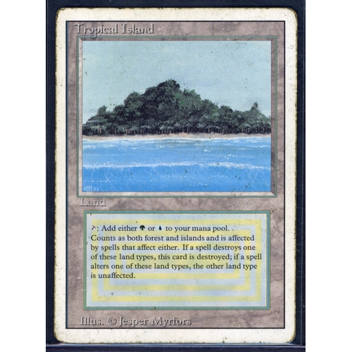 31 - Magic The Gathering -Tropical Island - Revised - Poor