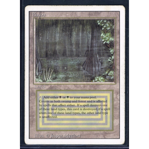 39 - Magic The Gathering -Bayou - Revised - Poor