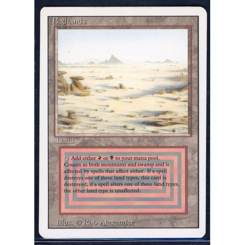 40 - Magic The Gathering -Badlands - Revised - Very Light Play