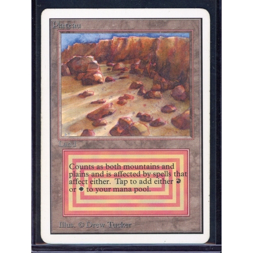 45 - Magic The Gathering  - Plateau  - Unlimited  - Moderatly Played