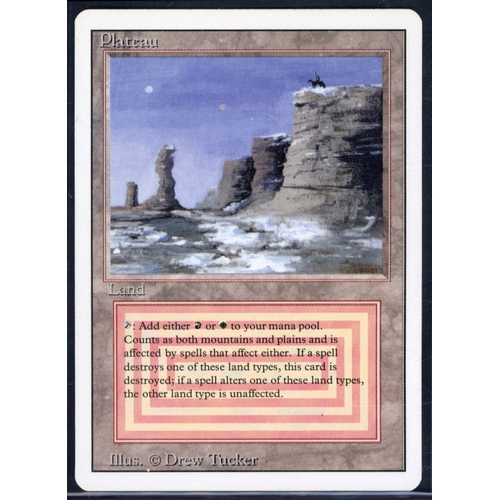 47 - Magic The Gathering -Plateau - Revised - Very Light Play