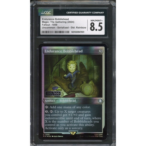 5 - Magic The Gathering - CGC 8.5 Endurance Bobblehead 1/500 Serialized - Fallout 2024