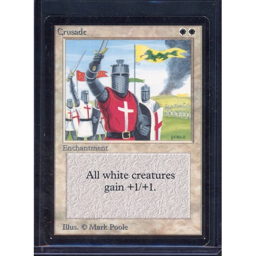 79 - Magic The Gathering - Crusade - BETA - Very Light Play