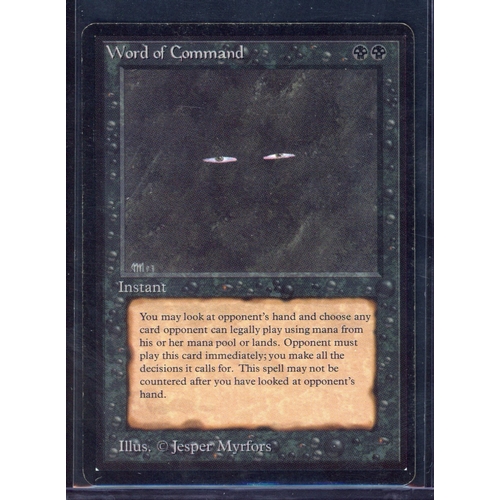 86 - Magic The Gathering - Word of Command - BETA - MOD Play/Good