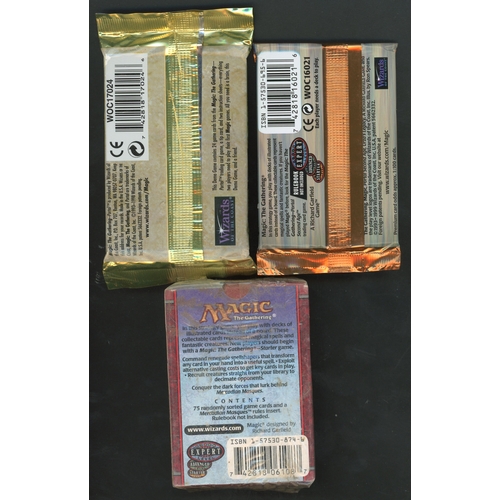 129 - Magic The Gathering - Sealed Mercadian Masques Tournament Pack, Sealed Urza's Legacy Booster pack an... 