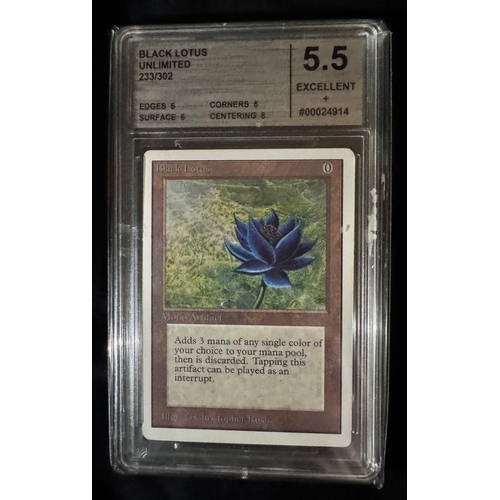 144 - Magic The Gathering - Black Lotus Unlimited 5.5 Excellent