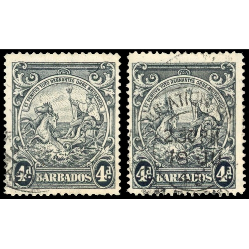 101 - Barbados SG 253da, db used