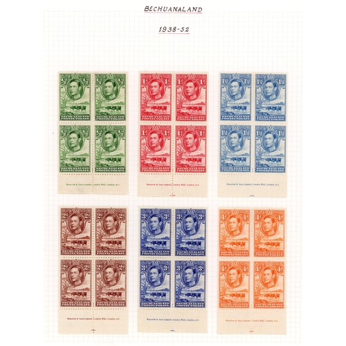 109 - Bechuanaland 1937-55 collection mint