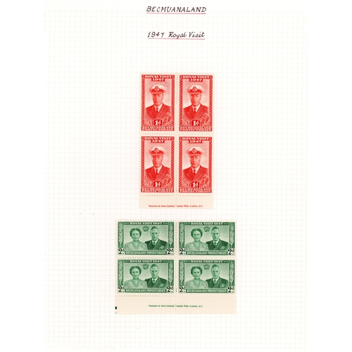 109 - Bechuanaland 1937-55 collection mint