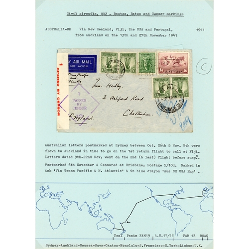 69 - Australia WW2 mail to GB