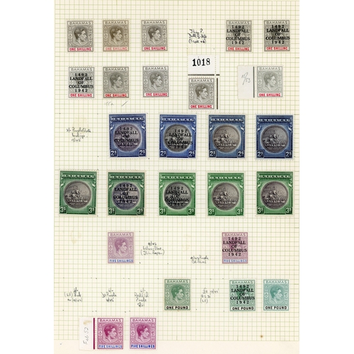 91 - Bahamas KG VI collection mint