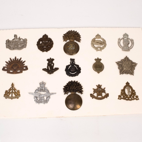 10 - 48 British Cap Badges, mounted on three cards

*All badges etc. are sold as seen