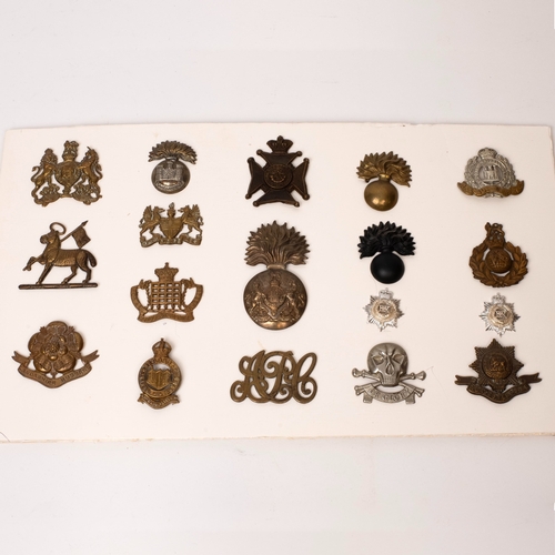 10 - 48 British Cap Badges, mounted on three cards

*All badges etc. are sold as seen