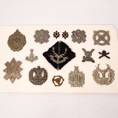 10 - 48 British Cap Badges, mounted on three cards

*All badges etc. are sold as seen