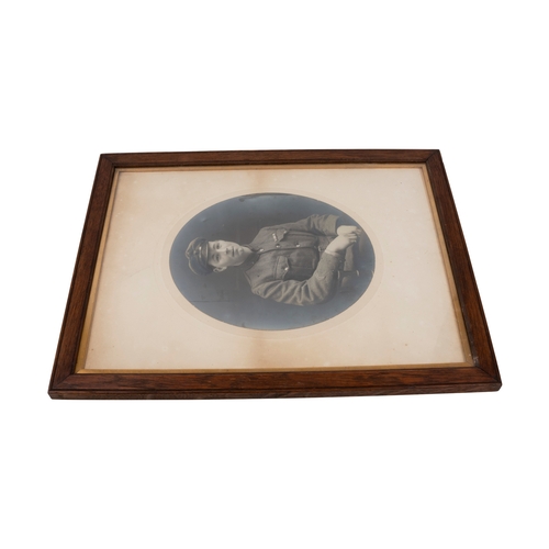 142 - Two Military Photographs in original contemporary frames, one dated 1898, other Great War period