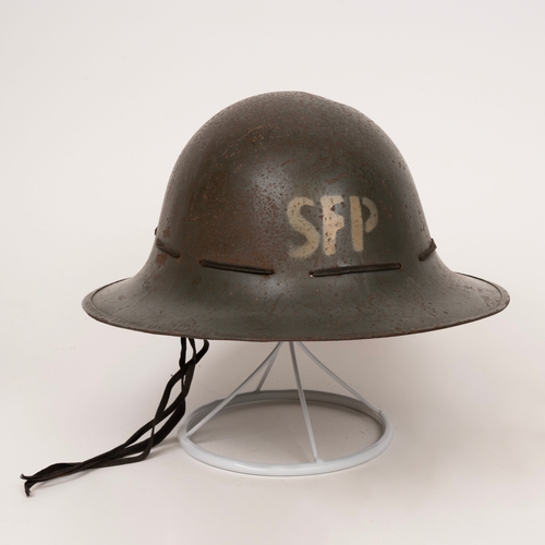 169 - Three steel helmets, Home Front interest, two Zuckerman helmets, one National Fire Service

*The Zuc... 