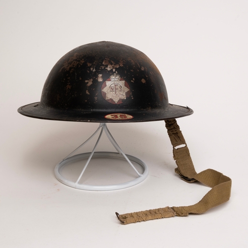 169 - Three steel helmets, Home Front interest, two Zuckerman helmets, one National Fire Service

*The Zuc... 