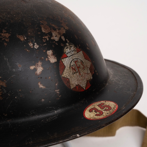 169 - Three steel helmets, Home Front interest, two Zuckerman helmets, one National Fire Service

*The Zuc... 