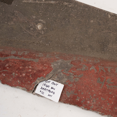 204 - Home Front, remains of German Bomb Fin, recovered Dec 1940, Dartford, Kent