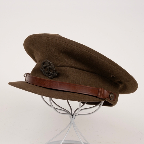 58 - Six Officers Peaked Caps