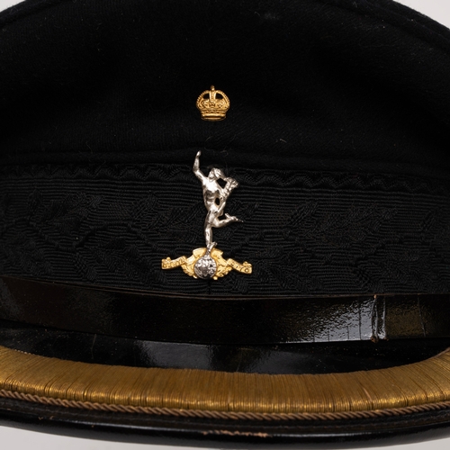 58 - Six Officers Peaked Caps