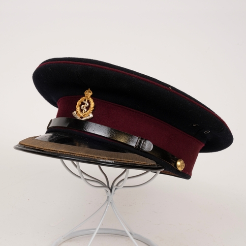 58 - Six Officers Peaked Caps