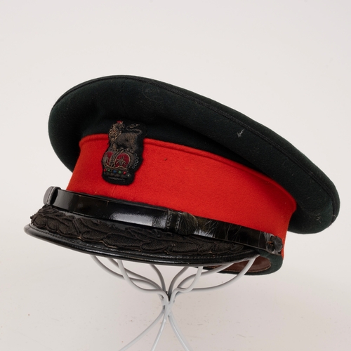 58 - Six Officers Peaked Caps