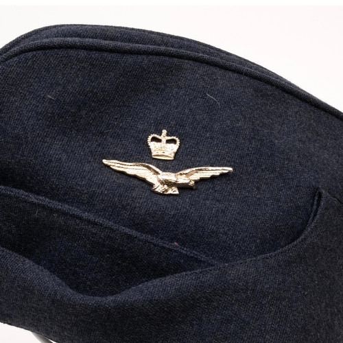 69 - RAF Officers Cap, RAF Officers Side Hat, Royal Navy Cap with Royal Yacht Cap Tally

*RAF Officers Ca... 