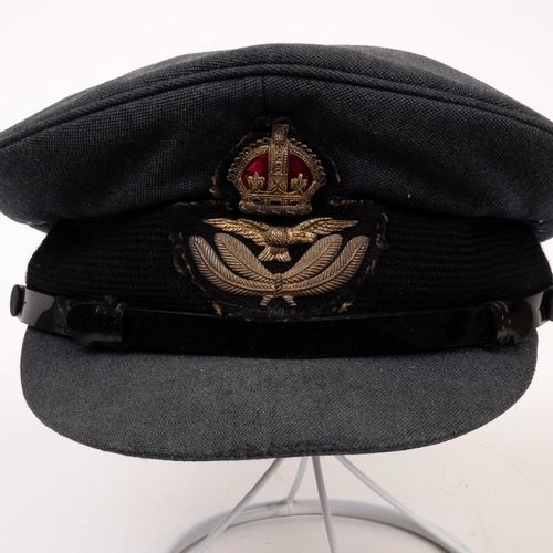 69 - RAF Officers Cap, RAF Officers Side Hat, Royal Navy Cap with Royal Yacht Cap Tally

*RAF Officers Ca... 