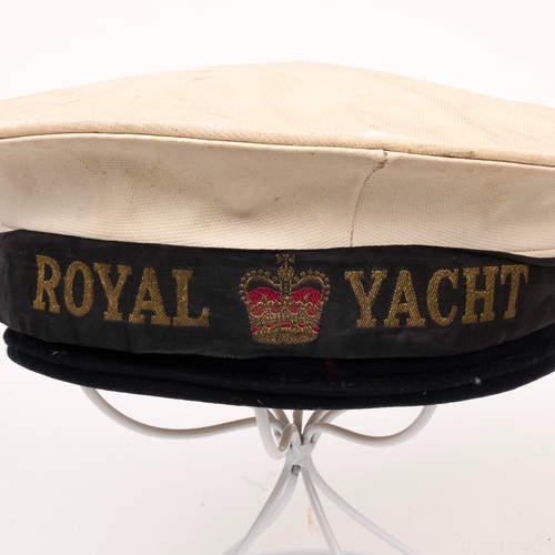 69 - RAF Officers Cap, RAF Officers Side Hat, Royal Navy Cap with Royal Yacht Cap Tally

*RAF Officers Ca... 