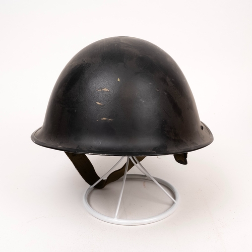 78 - British Army MKII Steel Helmet dated 1938, British MK3 Steel Helmet, British MK6 Helmet