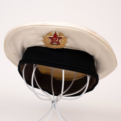 84 - Selection of Peaked Caps (8), includes Royal Marines, Royal Canadian Airforce, Royal Artillery