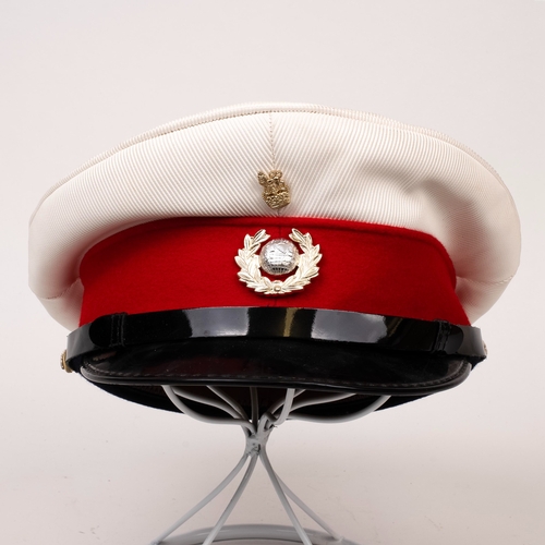 84 - Selection of Peaked Caps (8), includes Royal Marines, Royal Canadian Airforce, Royal Artillery