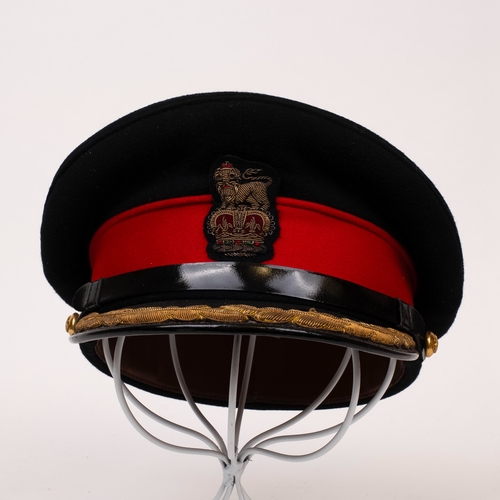 84 - Selection of Peaked Caps (8), includes Royal Marines, Royal Canadian Airforce, Royal Artillery