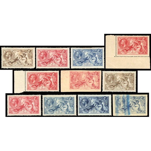 307 - Great Britain 1913-34 selection of mint Seahorses