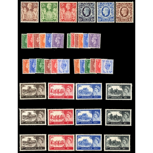317 - 1840-1970 unused/mint selection arranged on Hagner album pages