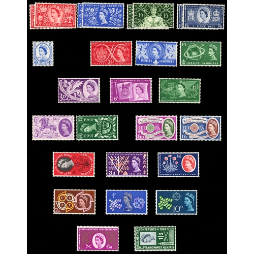 317 - 1840-1970 unused/mint selection arranged on Hagner album pages