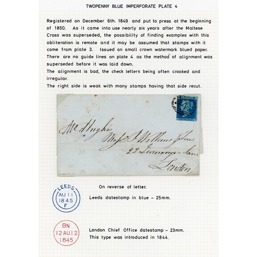 321 - Great Britain 1840-1900 selection of postal history written up on pages
