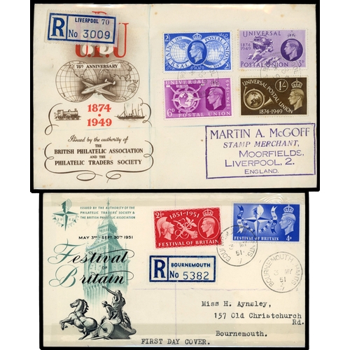 330 - 1939-51 mixed mint and used selection on stockcards