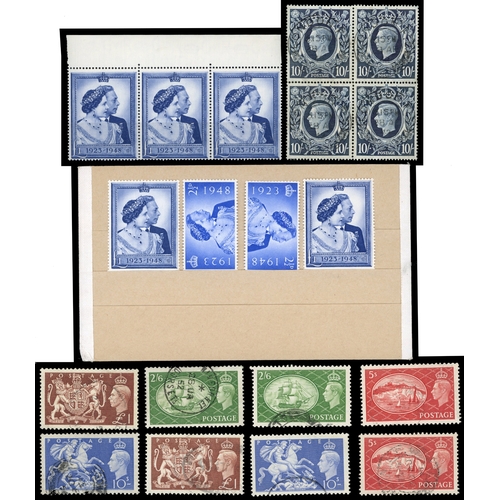 330 - 1939-51 mixed mint and used selection on stockcards