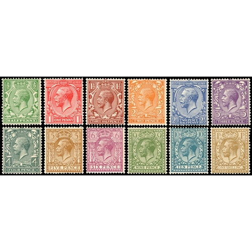331 - 1887 Jubilee set to 1s (both), 3d and 9d with creases, otherwise unmounted o.g. and 1924 block cyphe... 